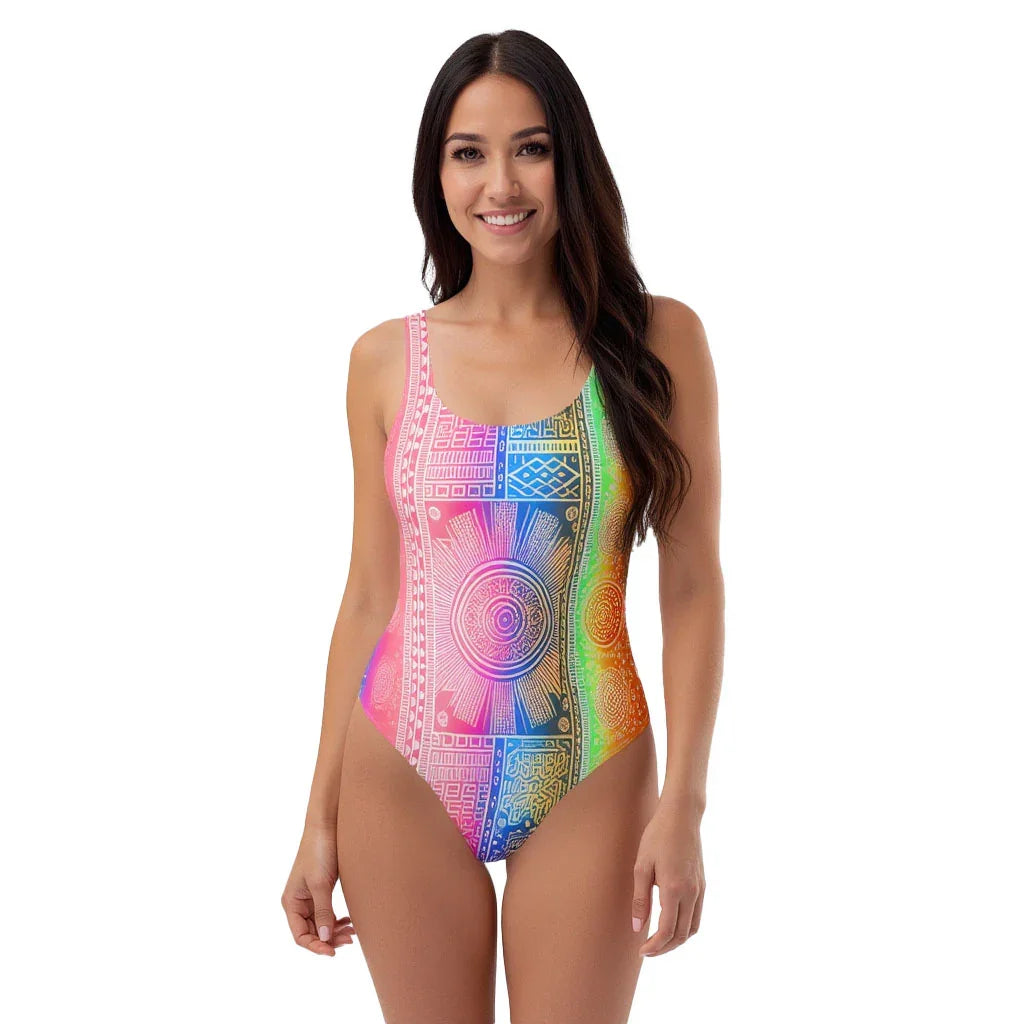 Deshan - Athlo Swimsuit sustainable fashion athleisure includes plus size activewear yoga clothes unique flare leggings shorts dresses one pieces travel wear for ladies