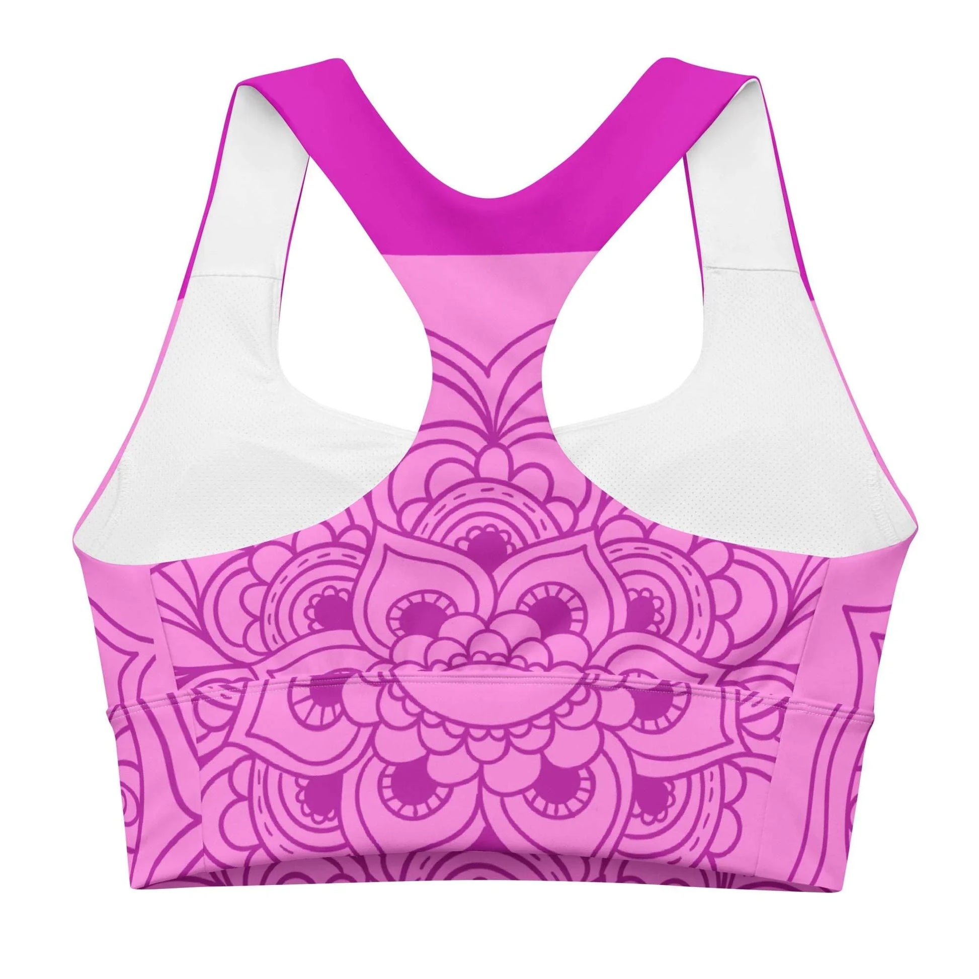 Mix Match - Pink - Athlo Super Support Bra sustainable fashion athleisure includes plus size activewear yoga clothes unique flare leggings shorts dresses one pieces travel wear for ladies