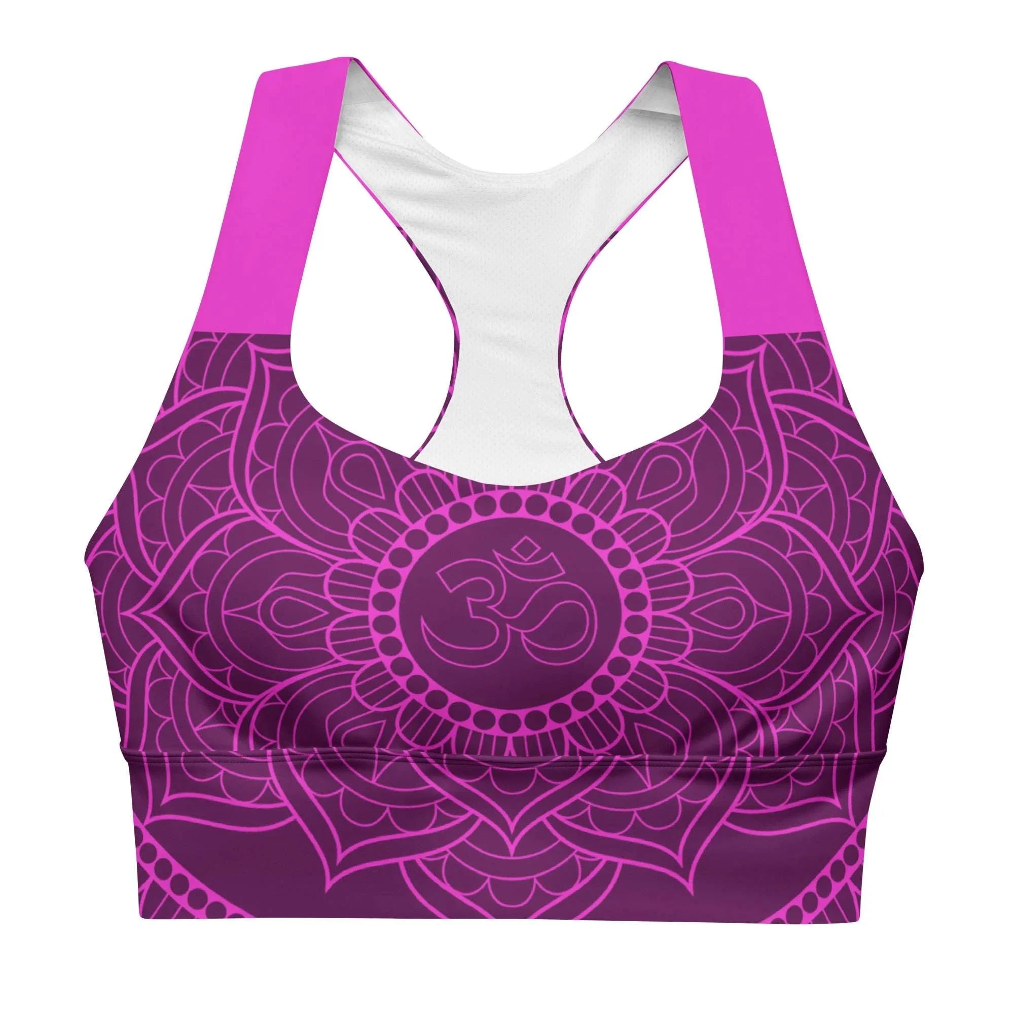 Mix Match - Plum - Athlo Super Support Bra sustainable fashion athleisure includes plus size activewear yoga clothes unique flare leggings shorts dresses one pieces travel wear for ladies
