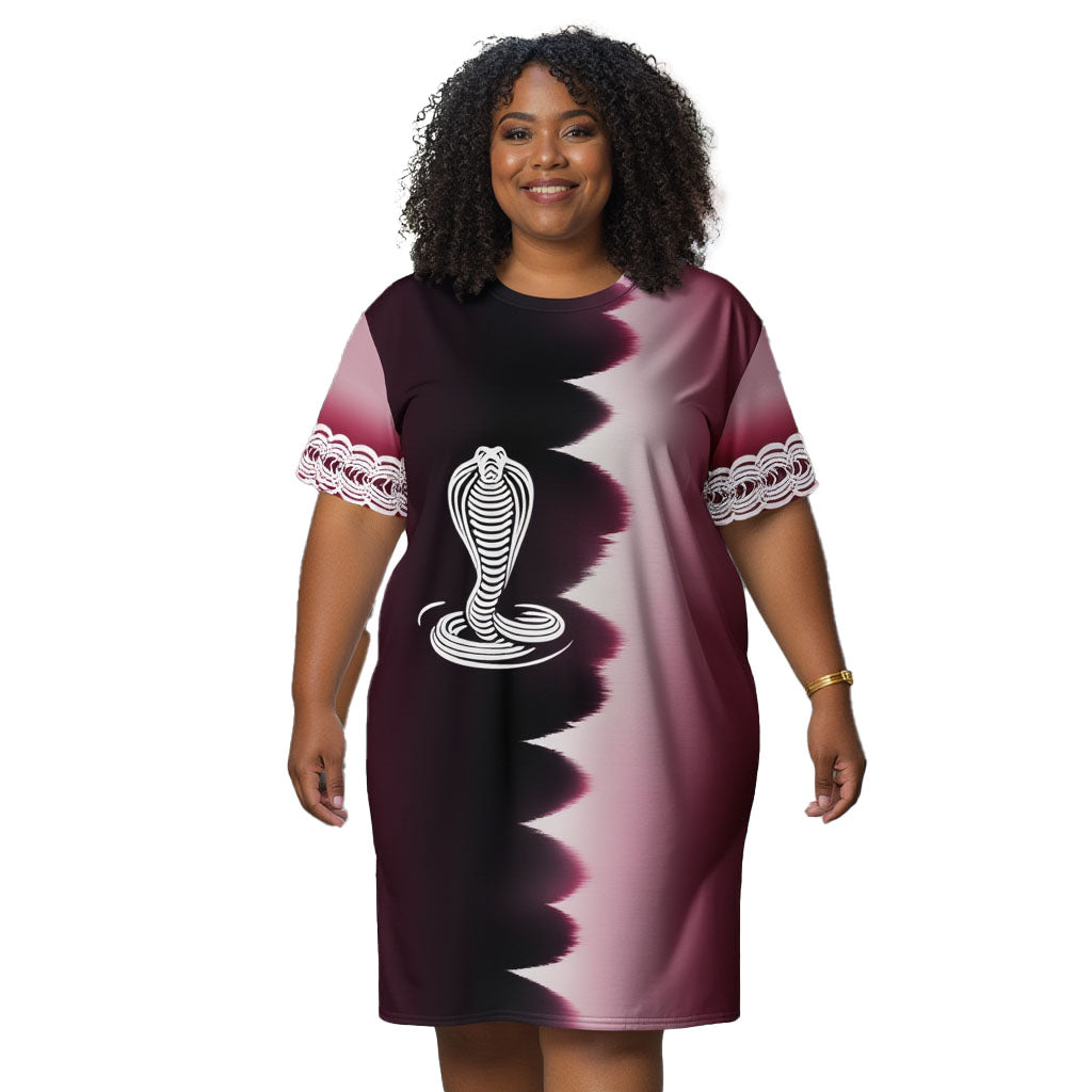 Cobra Naga - Plus Athlo Straight Dress best workout and yoga pants for women affordable sustainable recycled unique cool funky plus size leggings by Namaste Fashion