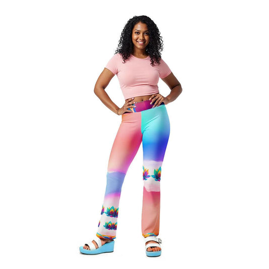 Bilwa - Athlo Bell Leggings sustainable fashion athleisure includes plus size activewear yoga clothes unique flare leggings shorts dresses one pieces travel wear for ladies