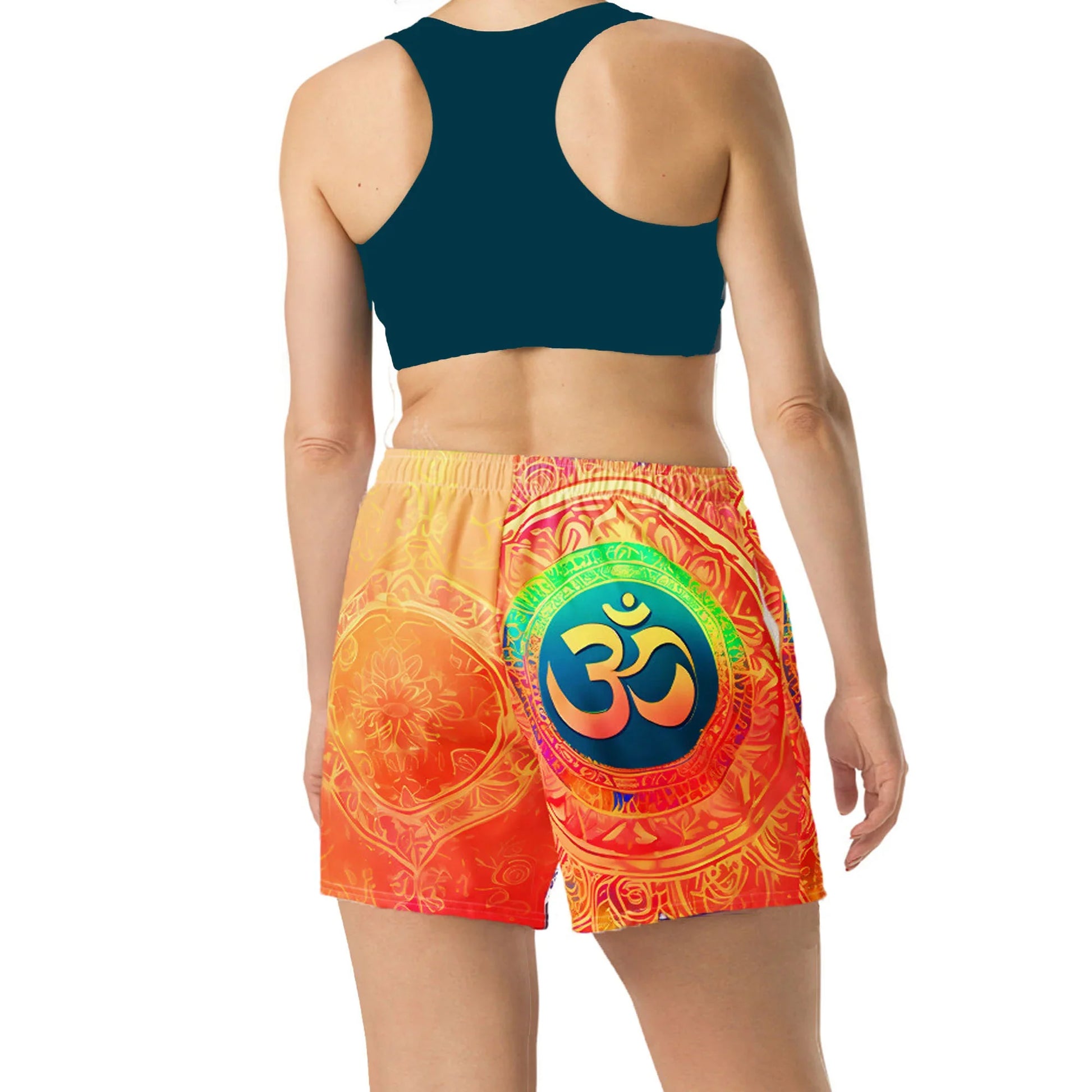 Srinithi - Plus Athlo Rec Shorts sustainable fashion athleisure includes plus size activewear yoga clothes unique flare leggings shorts dresses one pieces travel wear for ladies