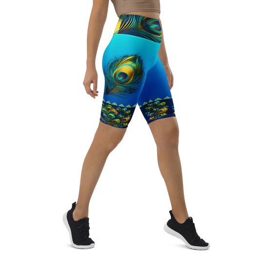 Kavina - Athlo Yoga Long Shorts sustainable fashion athleisure includes plus size activewear yoga clothes unique flare leggings shorts dresses one pieces travel wear for ladies