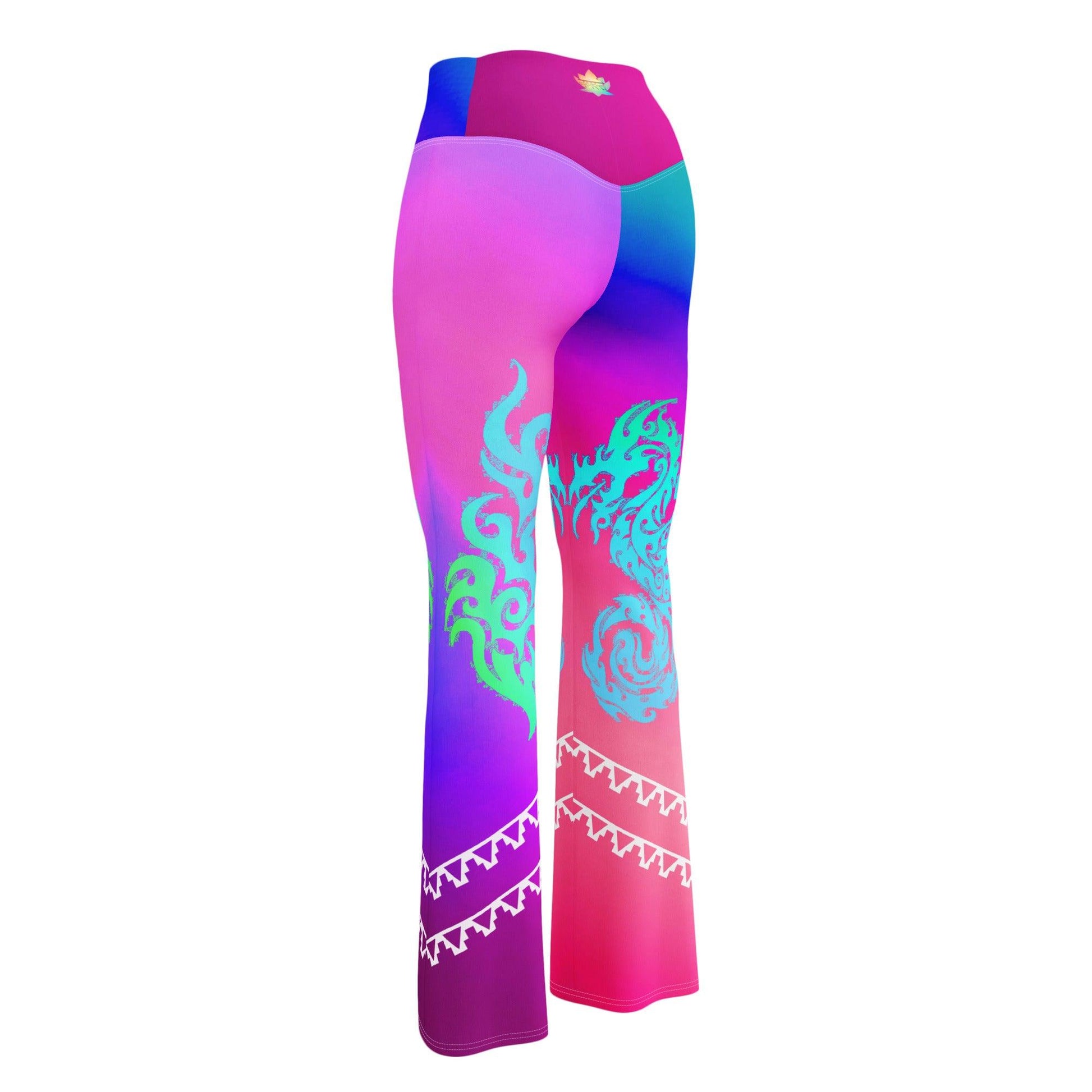 Dragon Desi - Athlo Bell Leggings sustainable fashion athleisure includes plus size activewear yoga clothes unique flare leggings shorts dresses one pieces travel wear for ladies