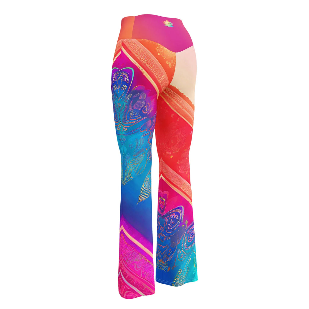 Jaini Sari - Plus Athlo Bell Leggings sustainable fashion athleisure includes plus size activewear yoga clothes unique flare leggings shorts dresses one pieces travel wear for ladies