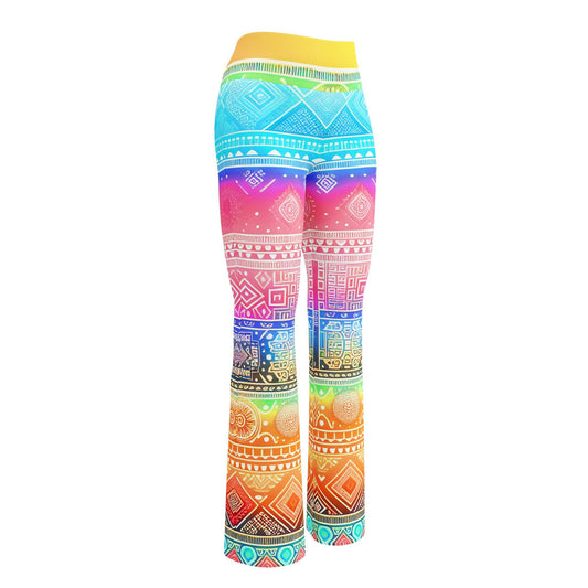 Deshan - Plus Athlo Bell Leggings sustainable fashion athleisure includes plus size activewear yoga clothes unique flare leggings shorts dresses one pieces travel wear for ladies