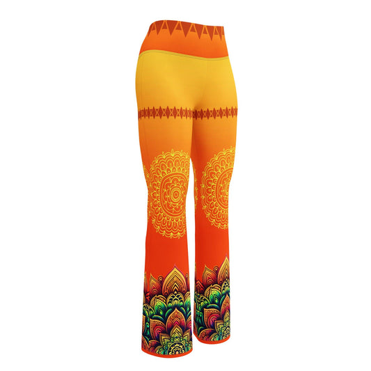 Pranika - Athlo Bell Leggings sustainable fashion athleisure includes plus size activewear yoga clothes unique flare leggings shorts dresses one pieces travel wear for ladies