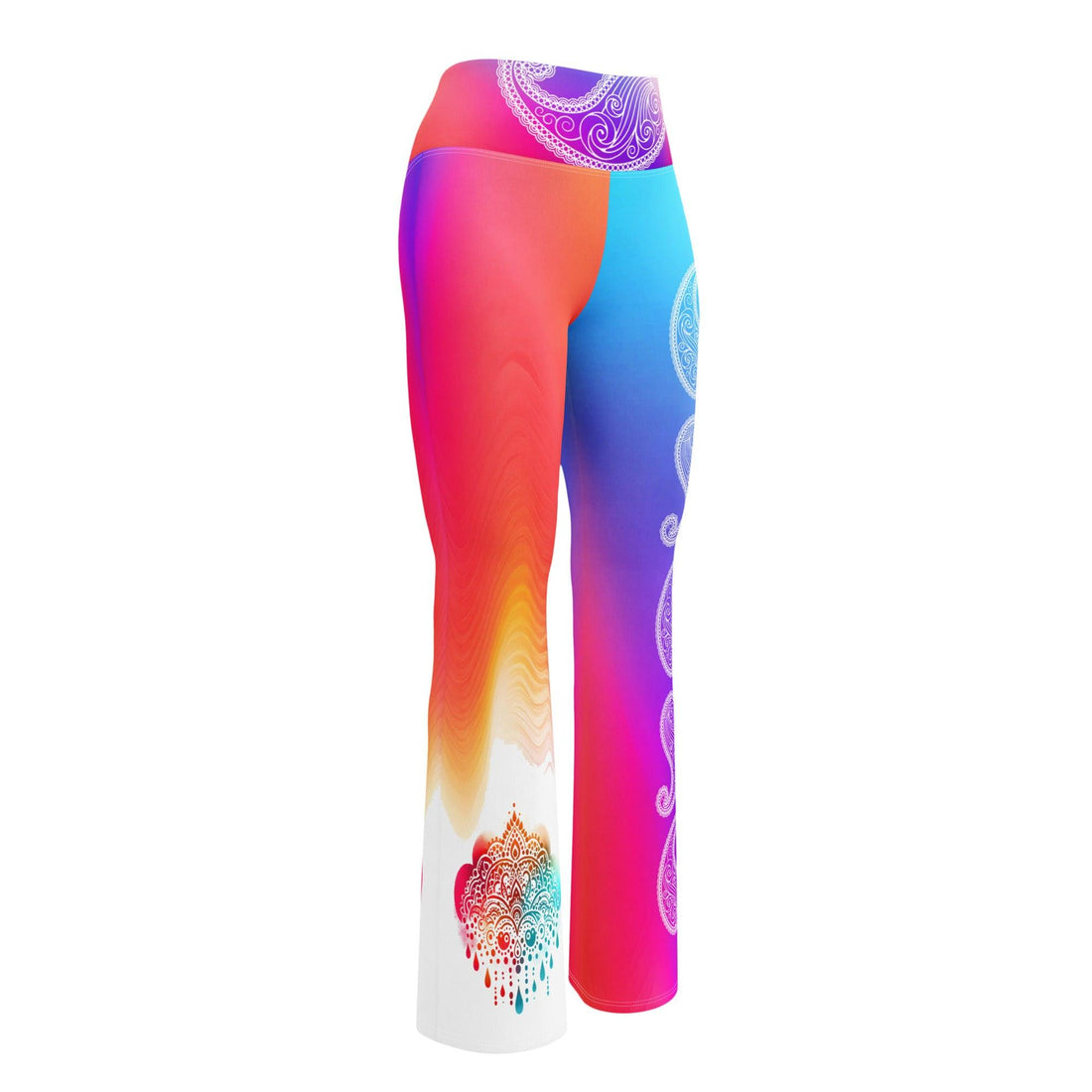 Girisha - Plus Athlo Bell Leggings sustainable fashion athleisure includes plus size activewear yoga clothes unique flare leggings shorts dresses one pieces travel wear for ladies