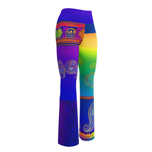 Suli - Plus Athlo Bell Leggings sustainable fashion athleisure includes plus size activewear yoga clothes unique flare leggings shorts dresses one pieces travel wear for ladies