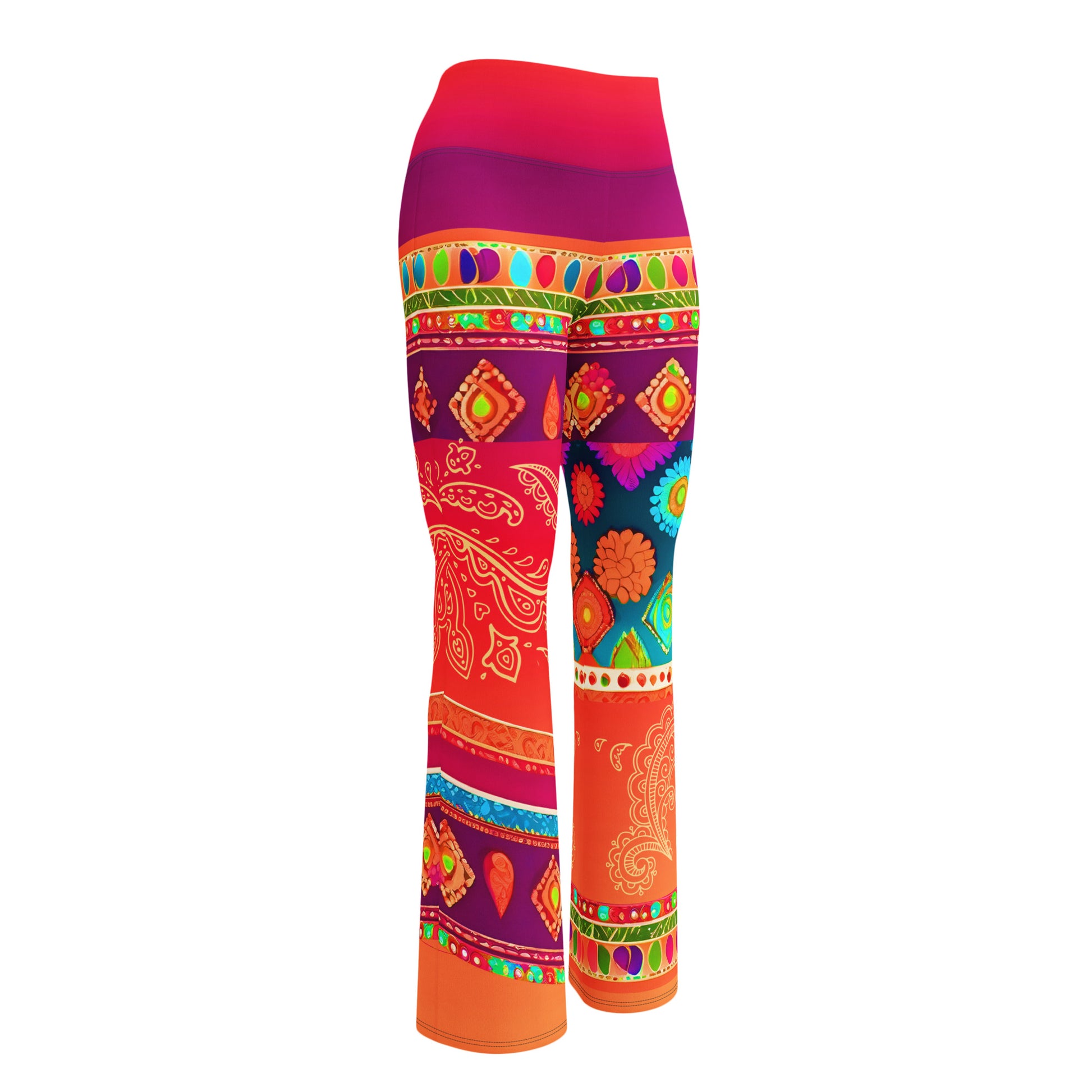 Talla - Athlo Bell Leggings best workout and yoga pants for women affordable sustainable recycled unique cool funky plus size leggings by Namaste Fashion