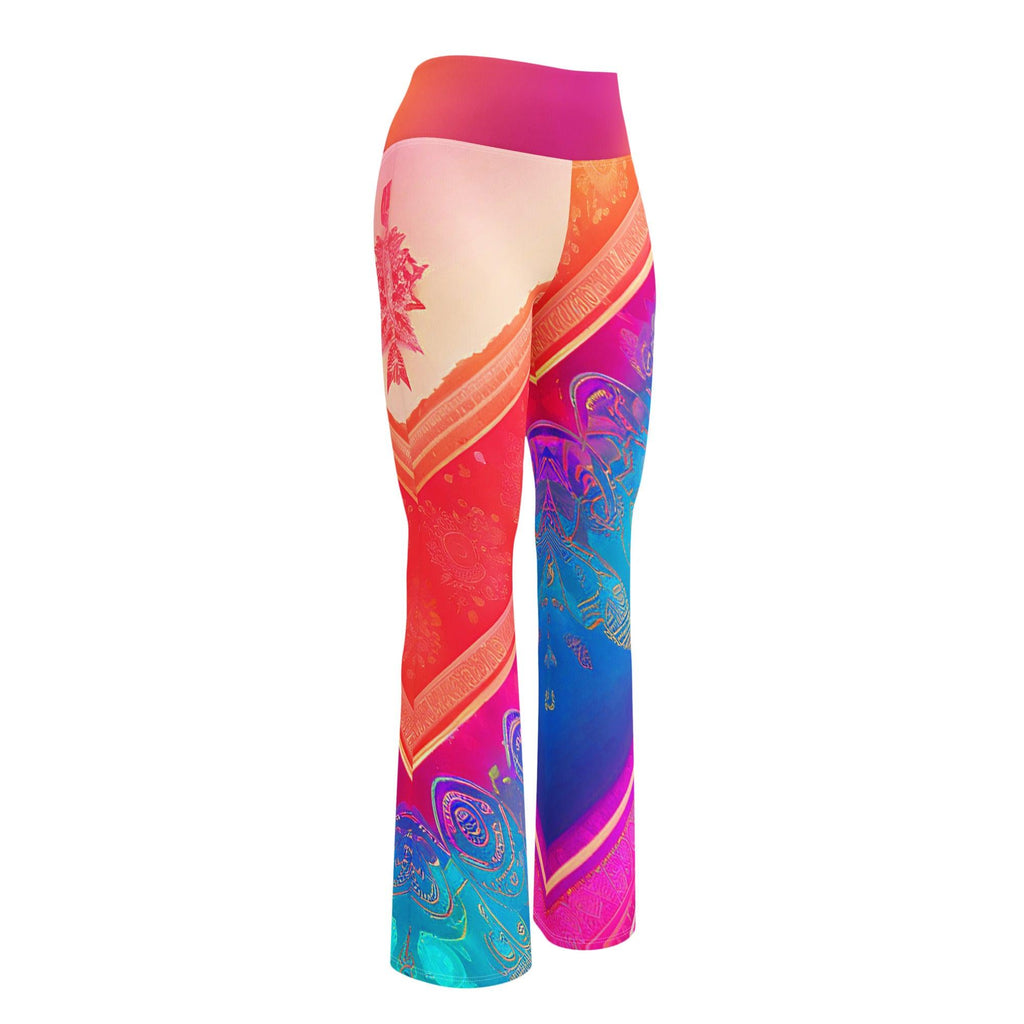Jaini Sari - Athlo Bell Leggings sustainable fashion athleisure includes plus size activewear yoga clothes unique flare leggings shorts dresses one pieces travel wear for ladies