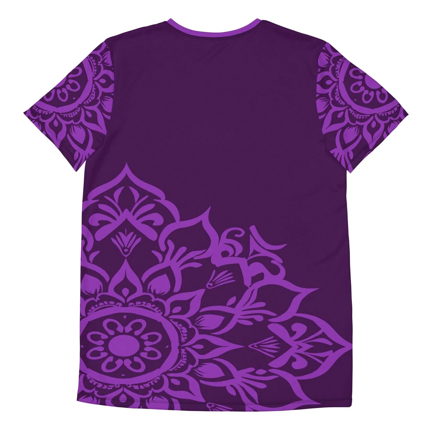 Mix Match - Purple - Plus Athlo Flex Shirt sustainable fashion athleisure includes plus size activewear yoga clothes unique flare leggings shorts dresses one pieces travel wear for ladies