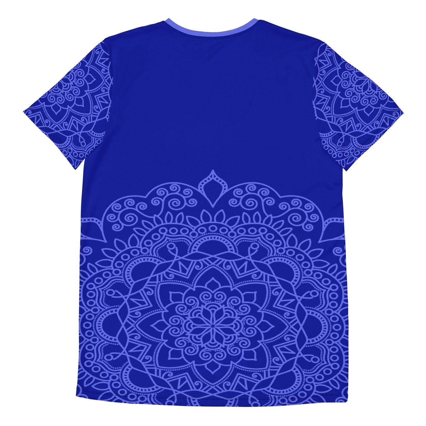 Mix Match - Blue - Plus Athlo Flex Shirt sustainable fashion athleisure includes plus size activewear yoga clothes unique flare leggings shorts dresses one pieces travel wear for ladies