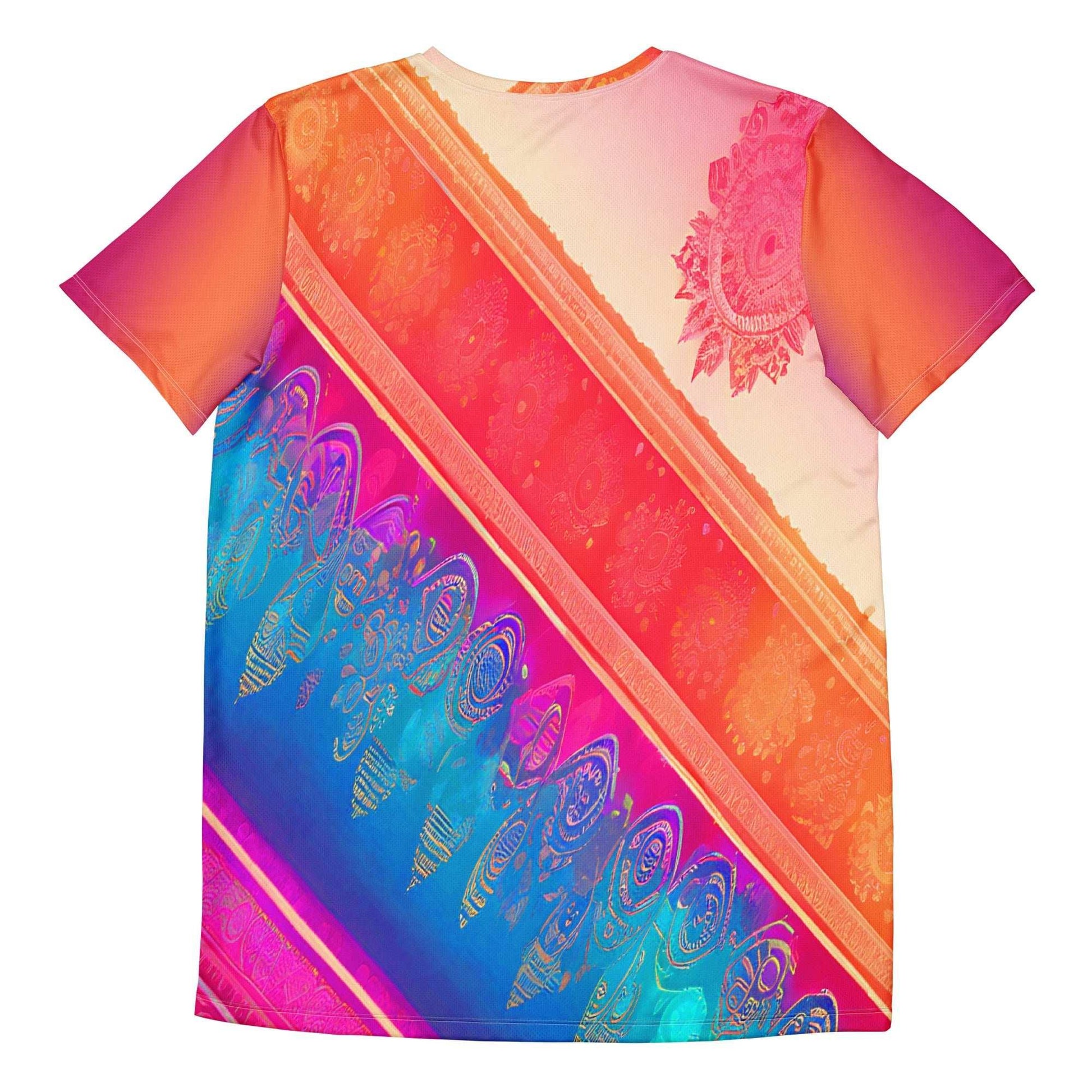 Jaini Sari - Plus Athlo Flex Shirt sustainable fashion athleisure includes plus size activewear yoga clothes unique flare leggings shorts dresses one pieces travel wear for ladies