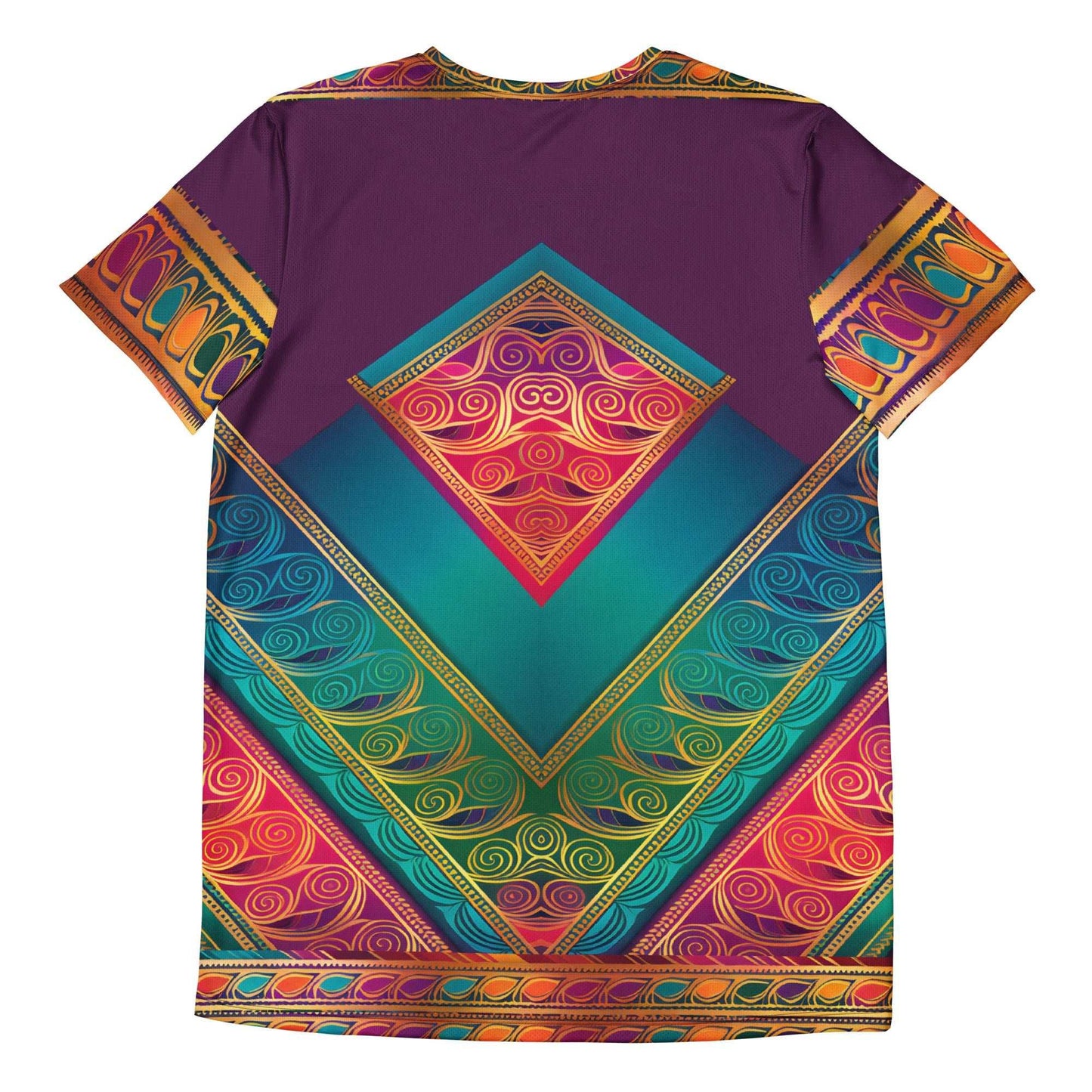 Kasani Sari - Plus Athlo Flex Shirt sustainable fashion athleisure includes plus size activewear yoga clothes unique flare leggings shorts dresses one pieces travel wear for ladies