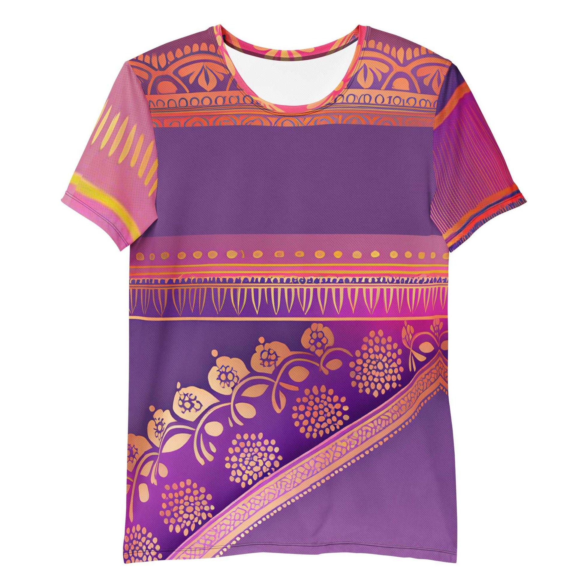 Ronish Sari - Athlo Flex Shirt sustainable fashion athleisure includes plus size activewear yoga clothes unique flare leggings shorts dresses one pieces travel wear for ladies