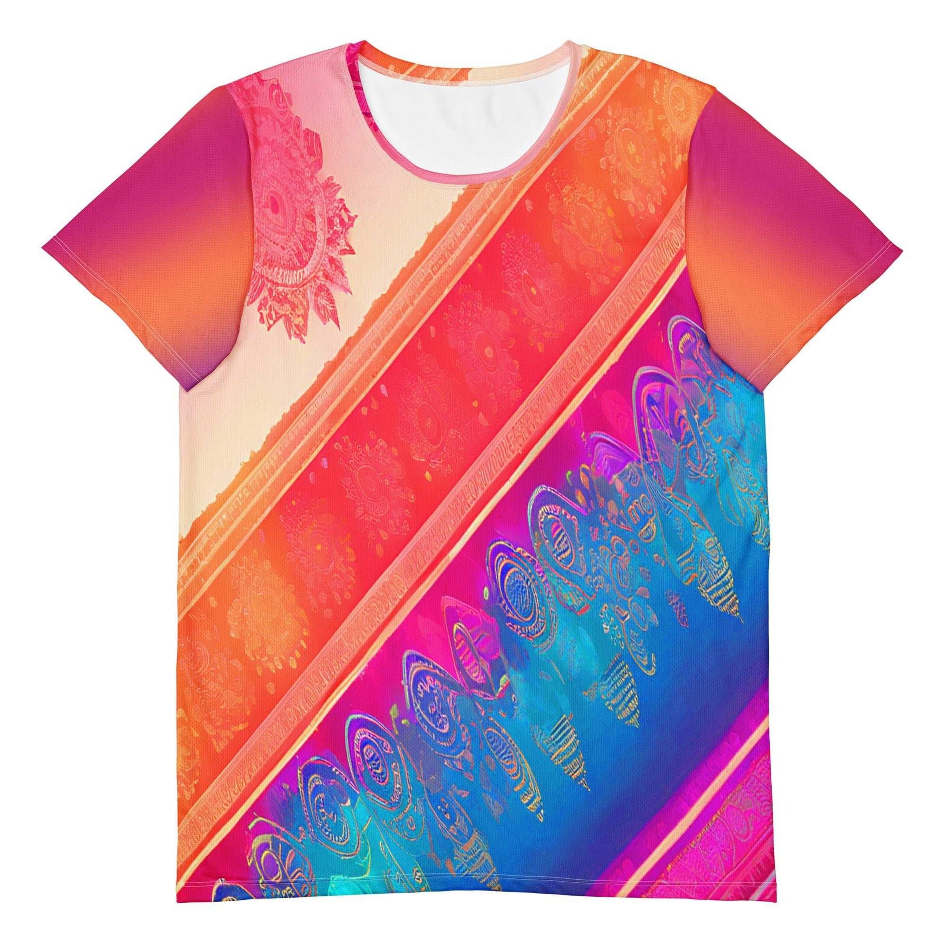 Jaini Sari - Plus Athlo Flex Shirt sustainable fashion athleisure includes plus size activewear yoga clothes unique flare leggings shorts dresses one pieces travel wear for ladies