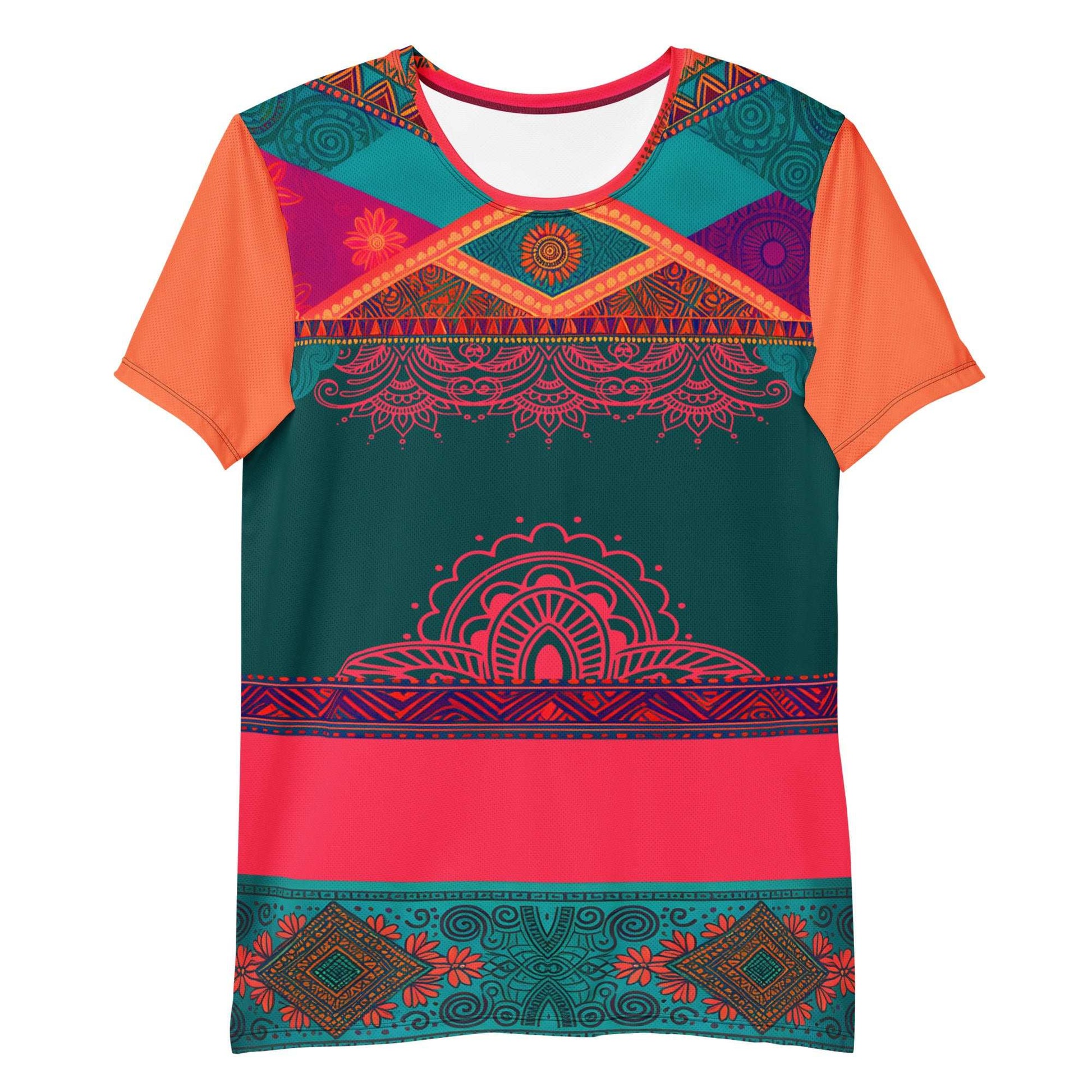 Sita - Athlo Flex Shirt best workout and yoga pants for women affordable sustainable recycled unique cool funky plus size leggings by Namaste Fashion