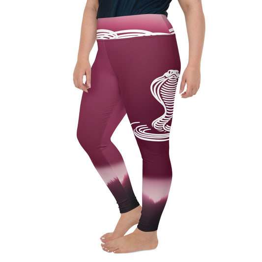 Kajal - Plus Athlo Yoga Leggings best workout and yoga pants for women plus size affordable sustainable recycled unique cool funky leggings by Namaste Fashion