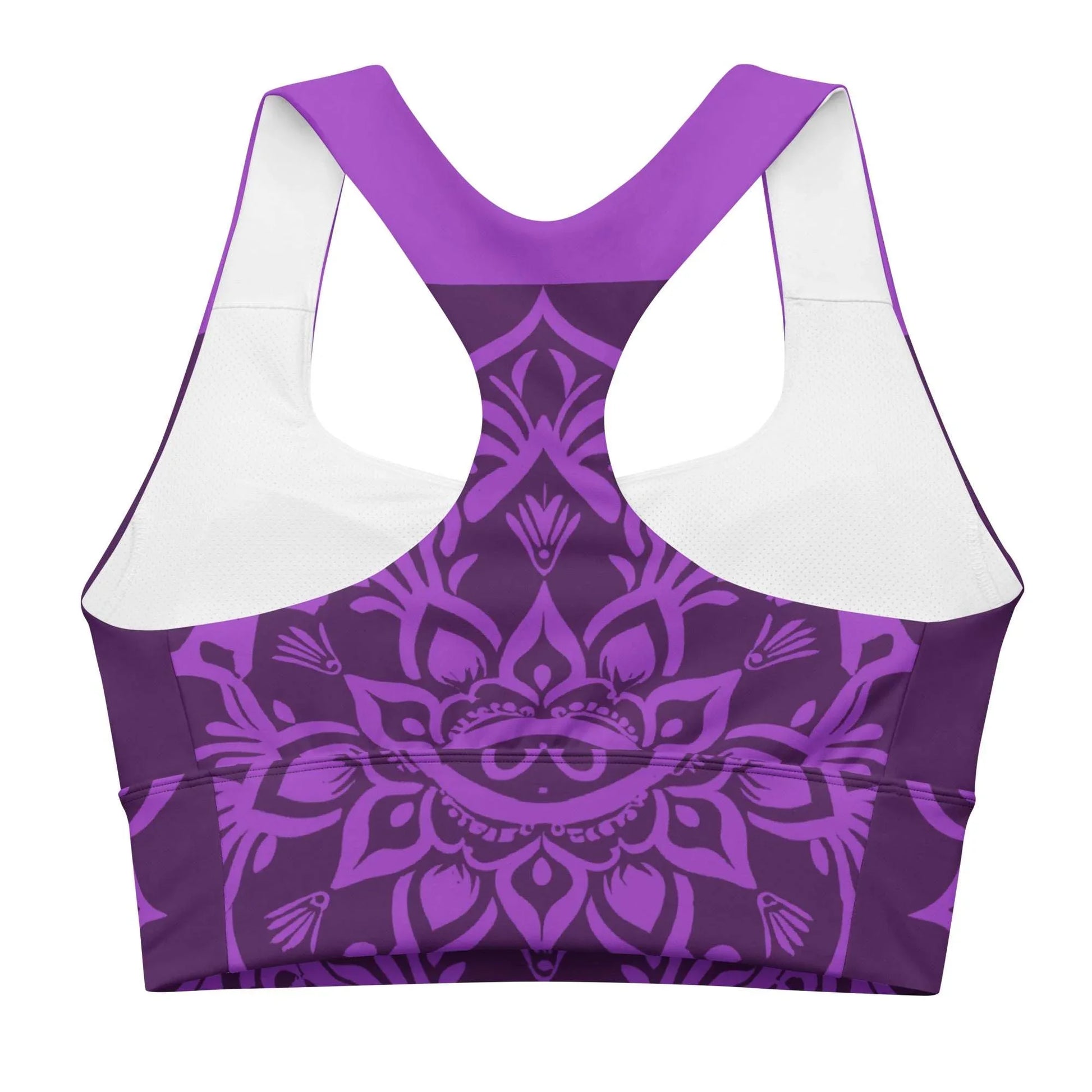 Mix Match - Purple - Plus Athlo Super Support Bra sustainable fashion athleisure includes plus size activewear yoga clothes unique flare leggings shorts dresses one pieces travel wear for ladies