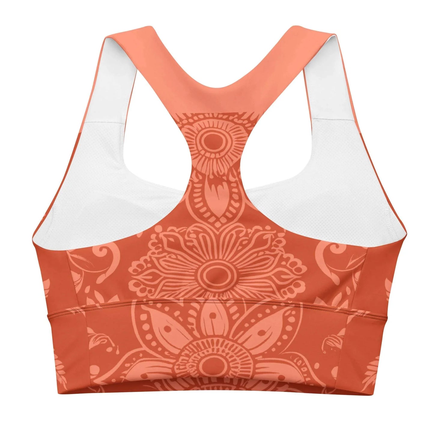 Mix Match - Orange - Plus Athlo Super Support Bra sustainable fashion athleisure includes plus size activewear yoga clothes unique flare leggings shorts dresses one pieces travel wear for ladies