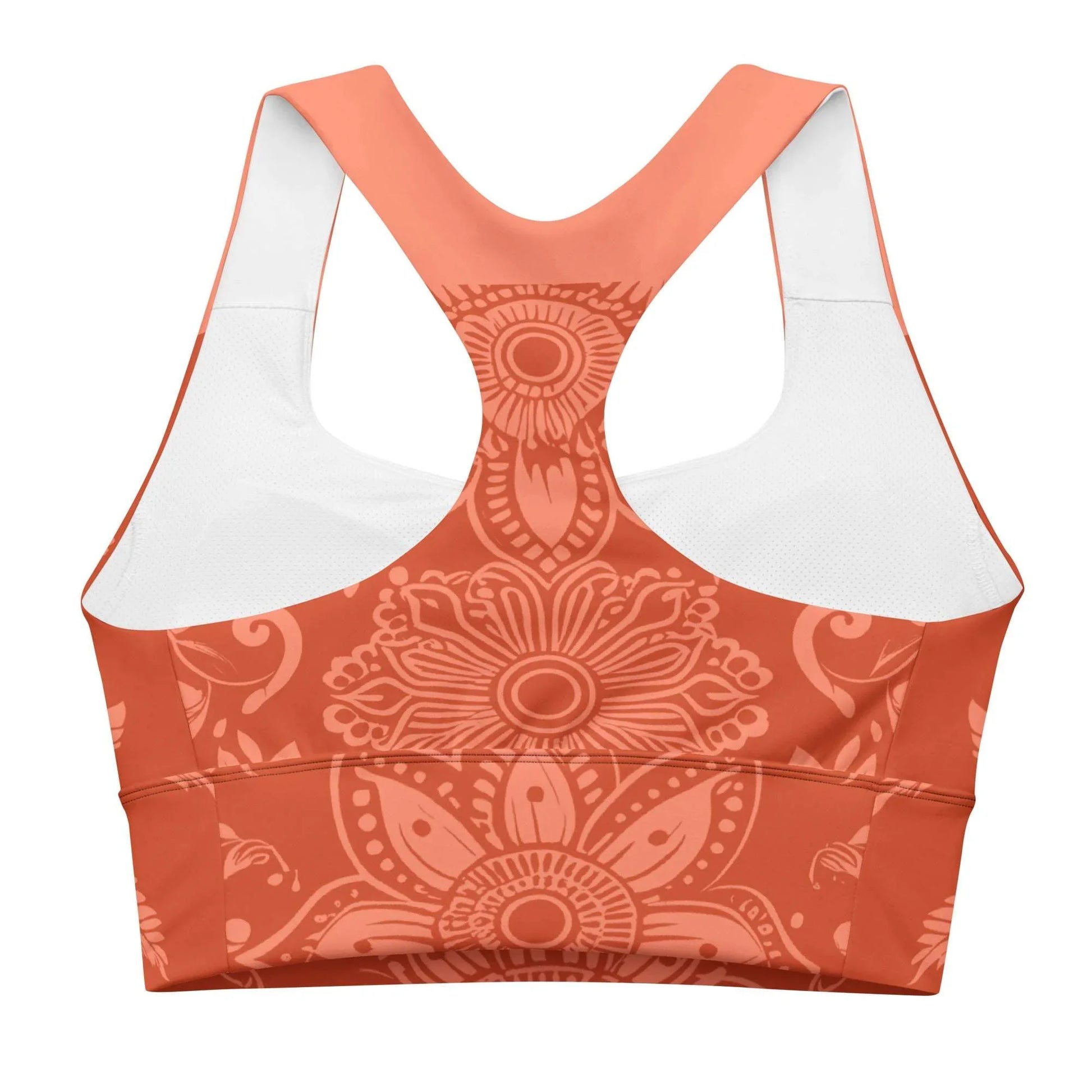 Mix Match - Orange - Plus Athlo Super Support Bra sustainable fashion athleisure includes plus size activewear yoga clothes unique flare leggings shorts dresses one pieces travel wear for ladies