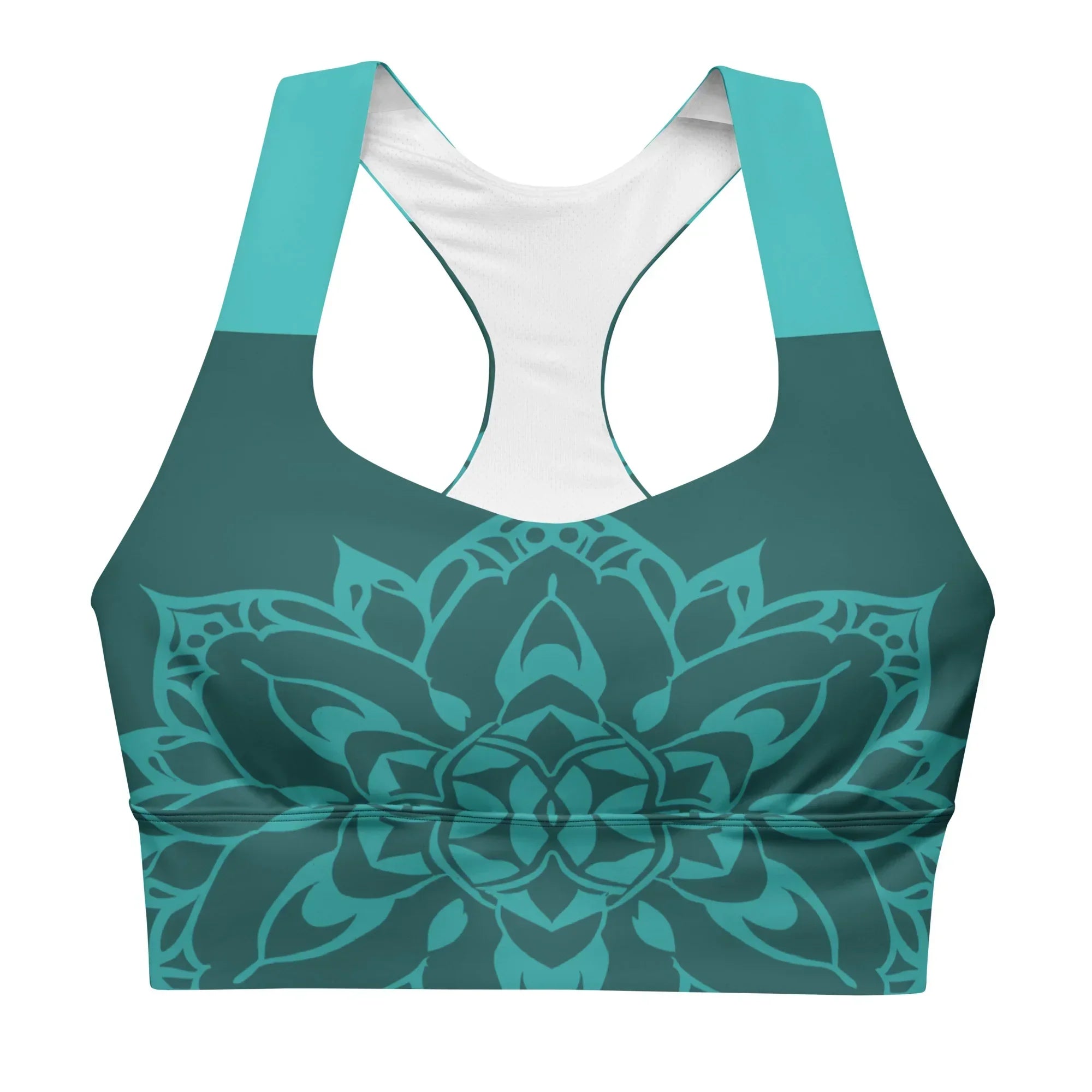 Mix Match - Green - Plus Athlo Super Support Bra sustainable fashion athleisure includes plus size activewear yoga clothes unique flare leggings shorts dresses one pieces travel wear for ladies