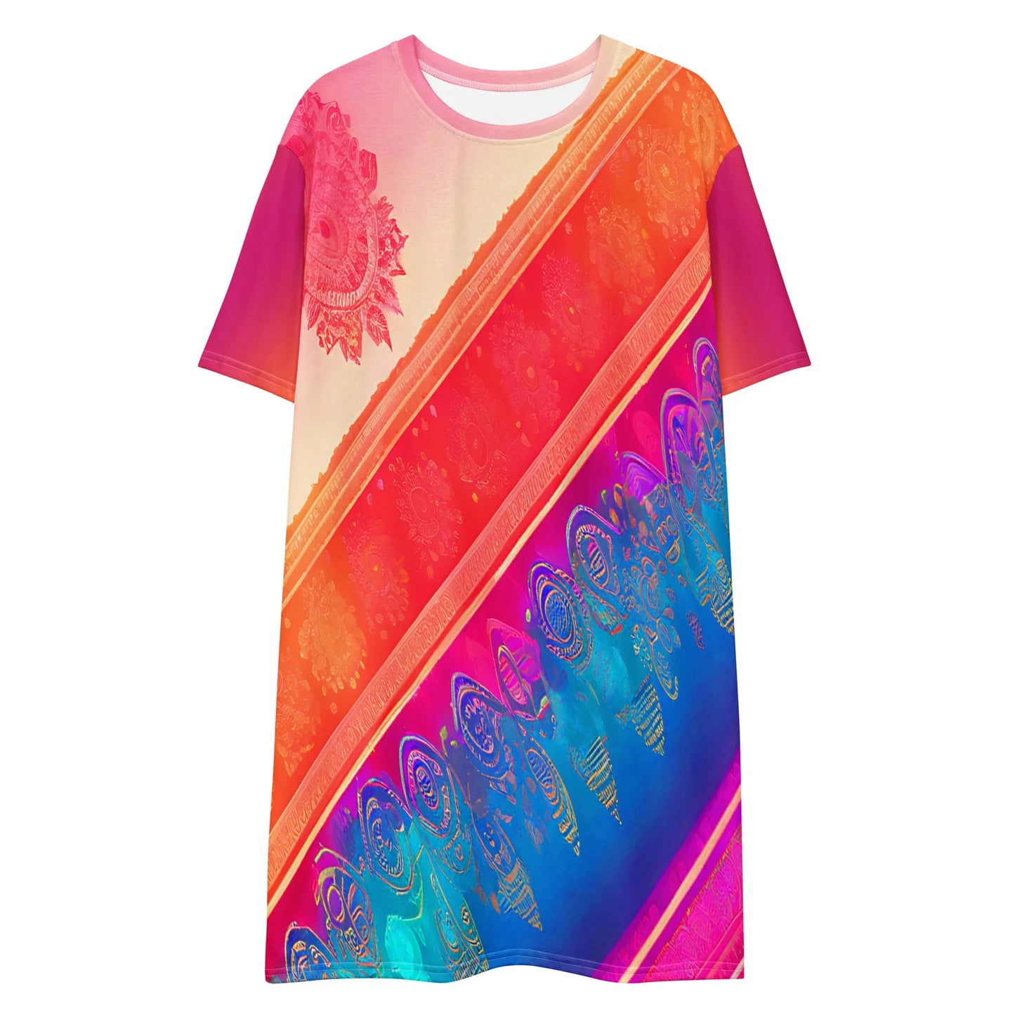 Jaini Sari - Athlo Straight Dress sustainable fashion athleisure includes plus size activewear yoga clothes unique flare leggings shorts dresses one pieces travel wear for ladies