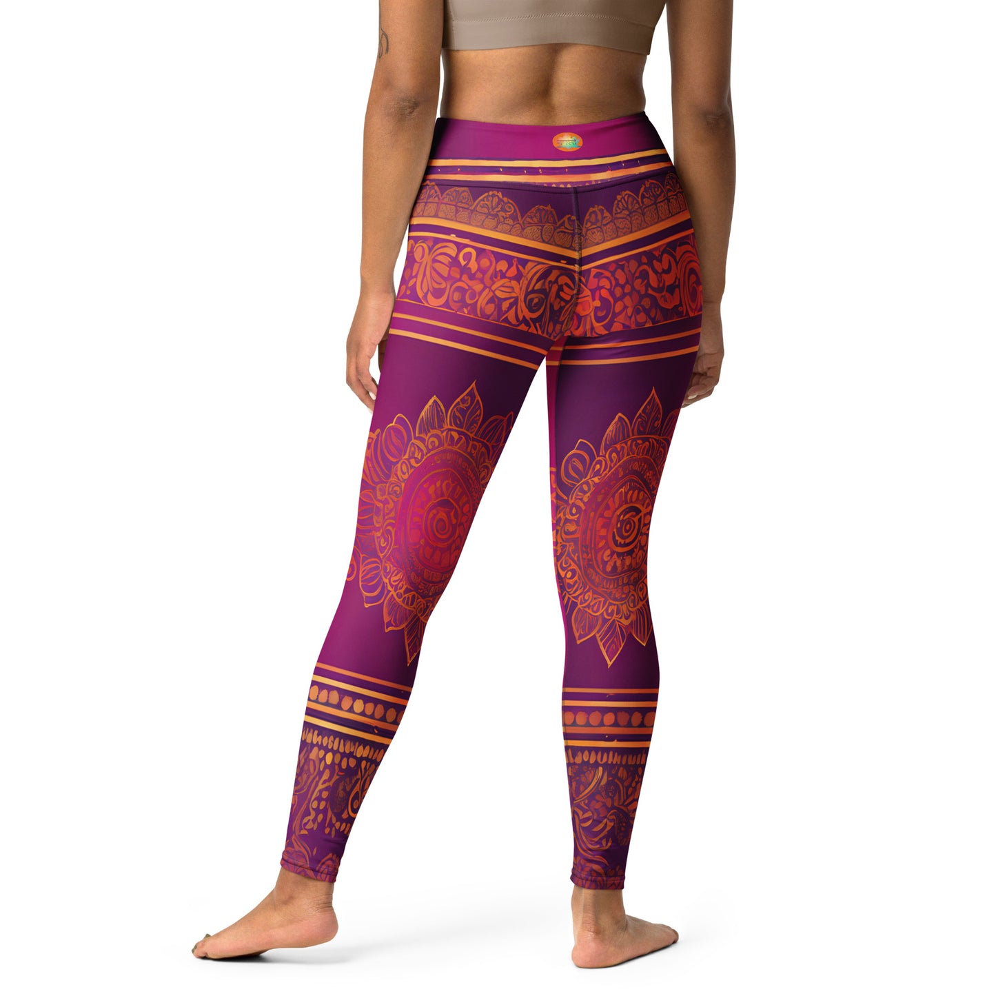 Piya - Athlo Yoga Leggings best workout and yoga pants for women plus size affordable sustainable recycled unique cool funky leggings by Namaste Fashion