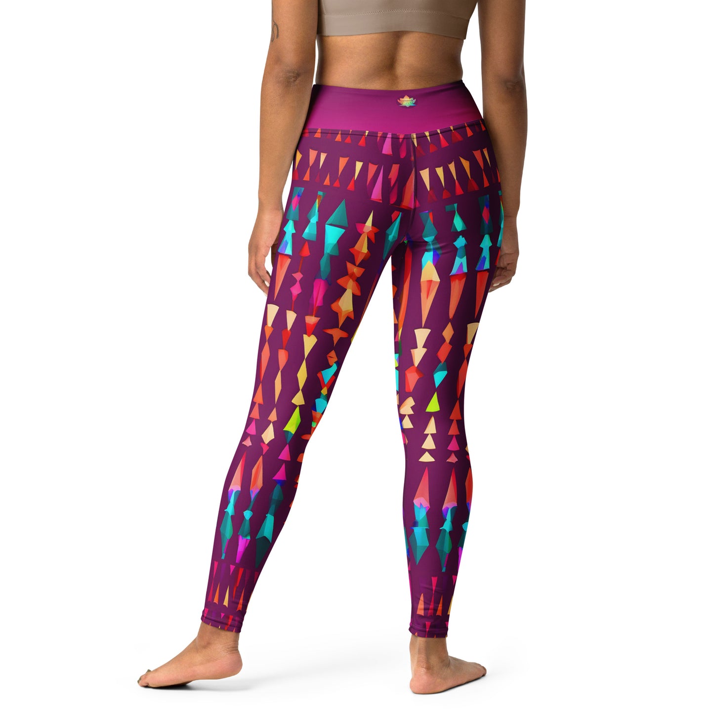 Yuva - Athlo Yoga Leggings best workout and yoga pants for women plus size affordable sustainable recycled unique cool funky leggings by Namaste Fashion