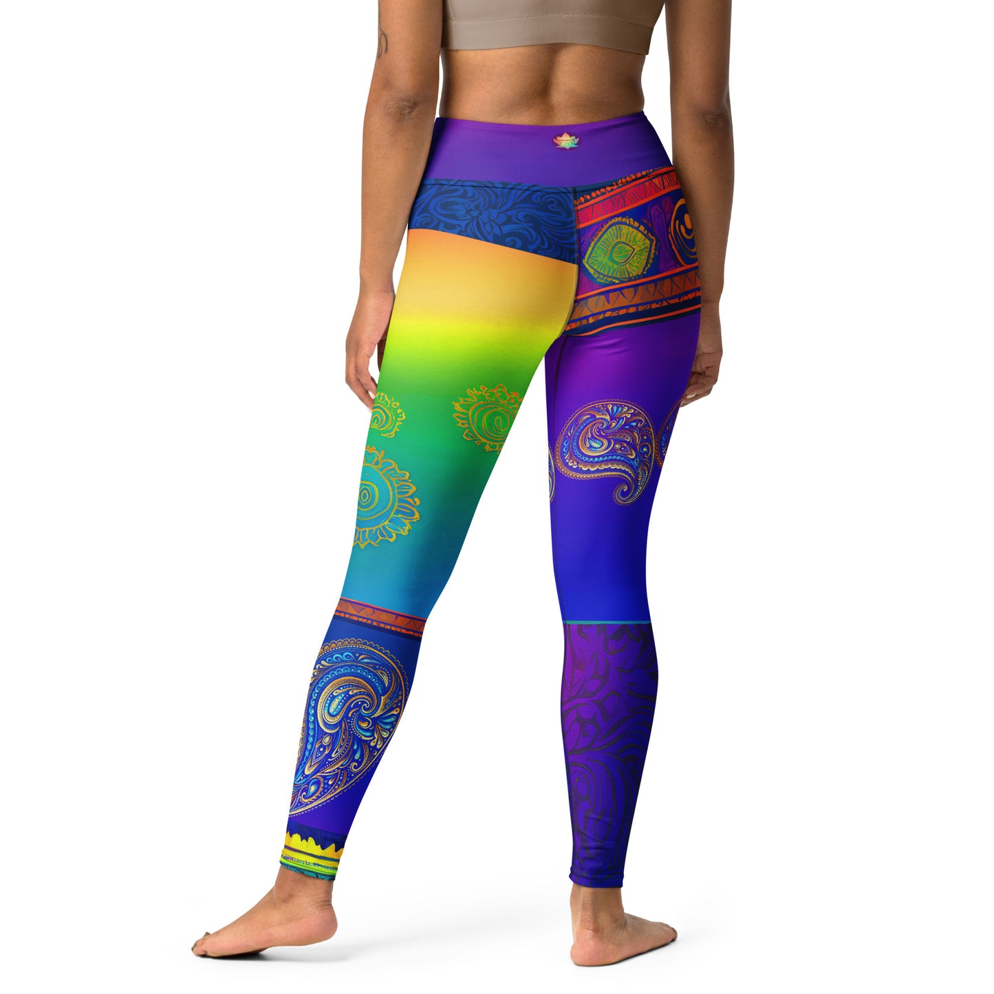 Suli - Athlo Yoga Leggings best workout and yoga pants for women plus size affordable sustainable recycled unique cool funky leggings by Namaste Fashion