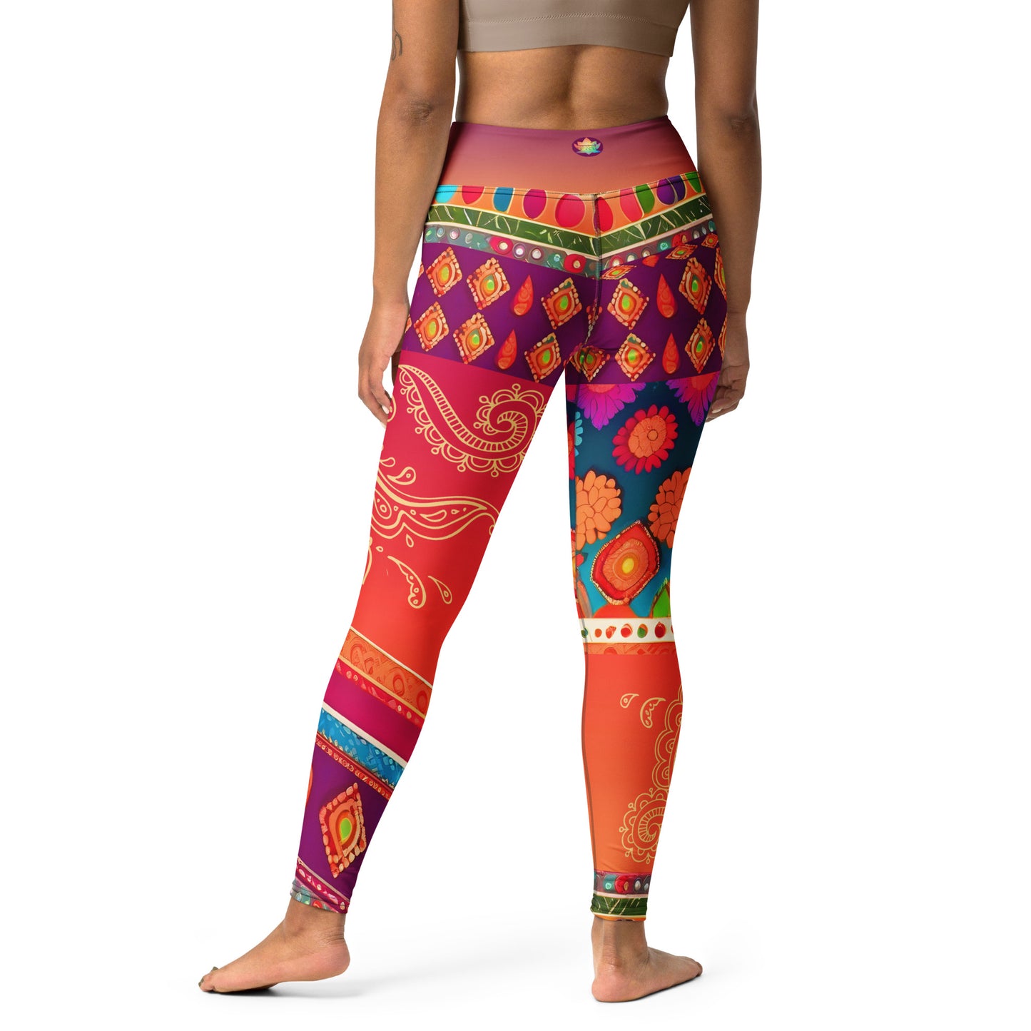 Talla - Athlo Yoga Leggings best workout and yoga pants for women plus size affordable sustainable recycled unique cool funky leggings by Namaste Fashion