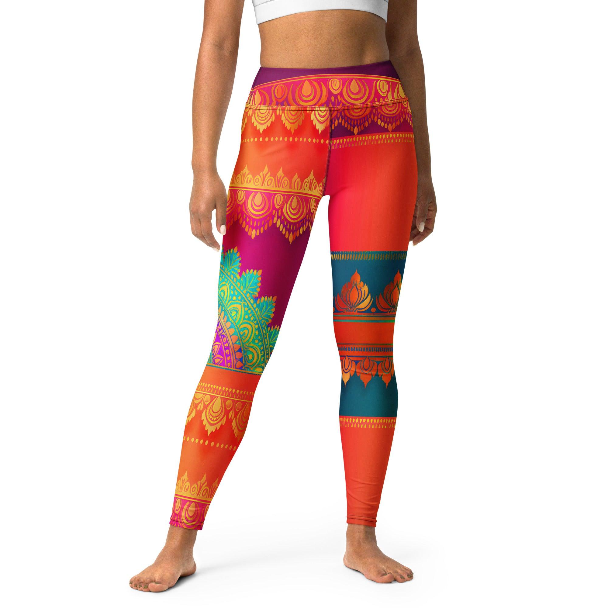 Aijya Sari - Athlo Yoga Leggings sustainable fashion athleisure includes plus size activewear yoga clothes unique flare leggings shorts dresses one pieces travel wear for ladies